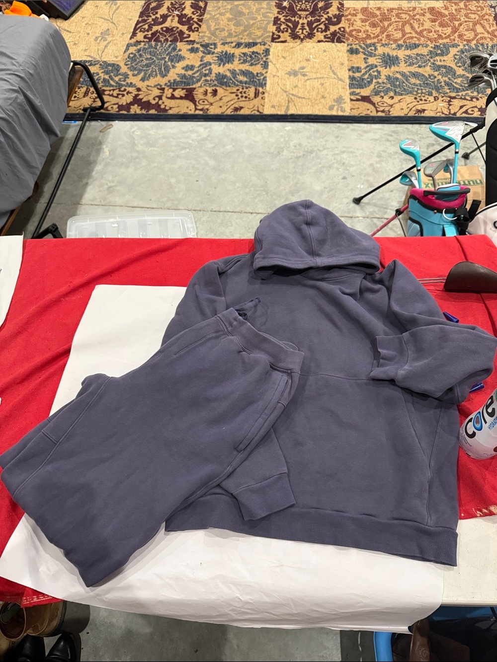 lululemon athletica Men's Hoodie & Sweatpants Set - Slate Purple